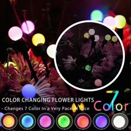 🔥 New Year Hot Sale - Solar Powered Firefly Garden Light