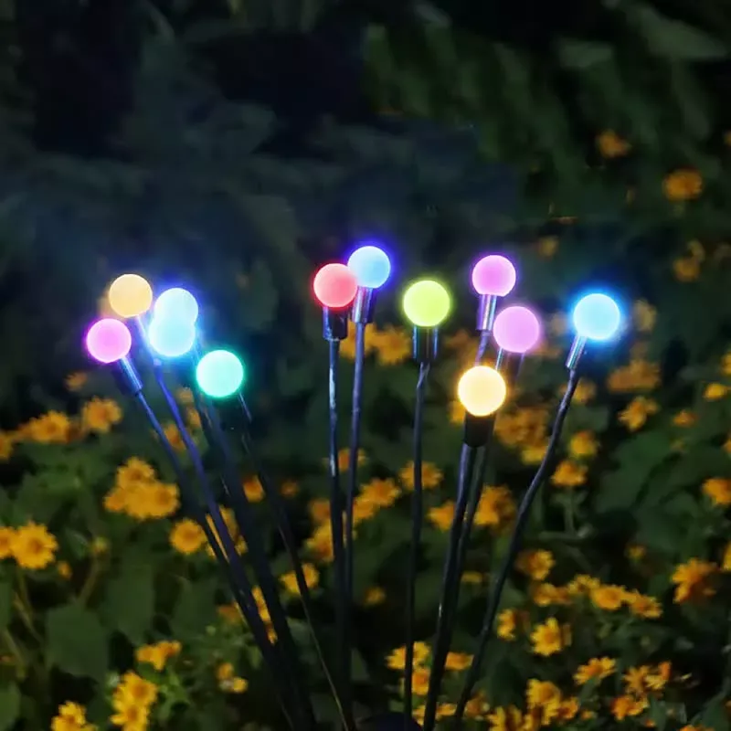 🔥 New Year Hot Sale - Solar Powered Firefly Garden Light