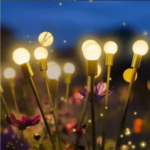 🔥 New Year Hot Sale - Solar Powered Firefly Garden Light