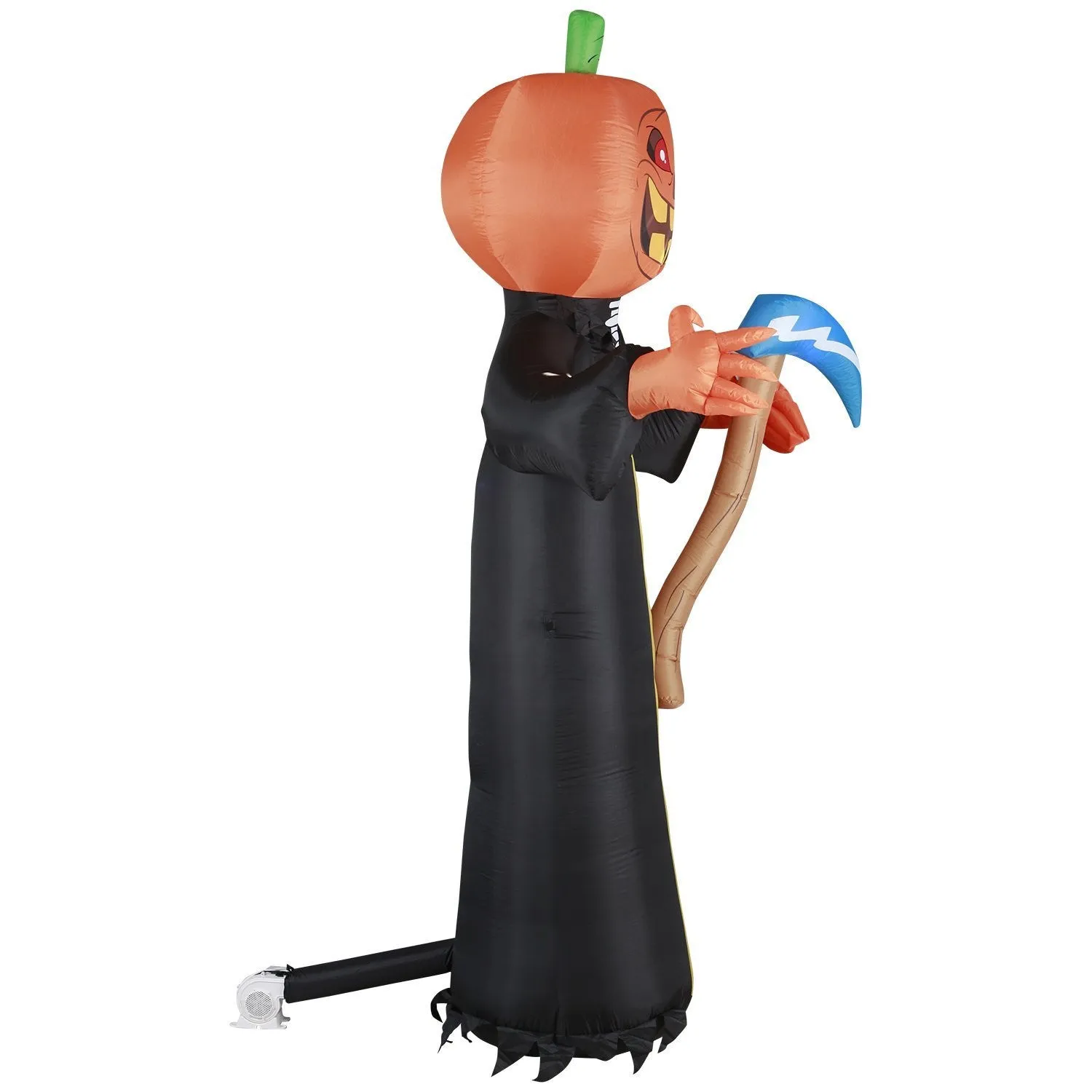 10 ft Pumpkin Head Reaper with Scythe Halloween Inflatable