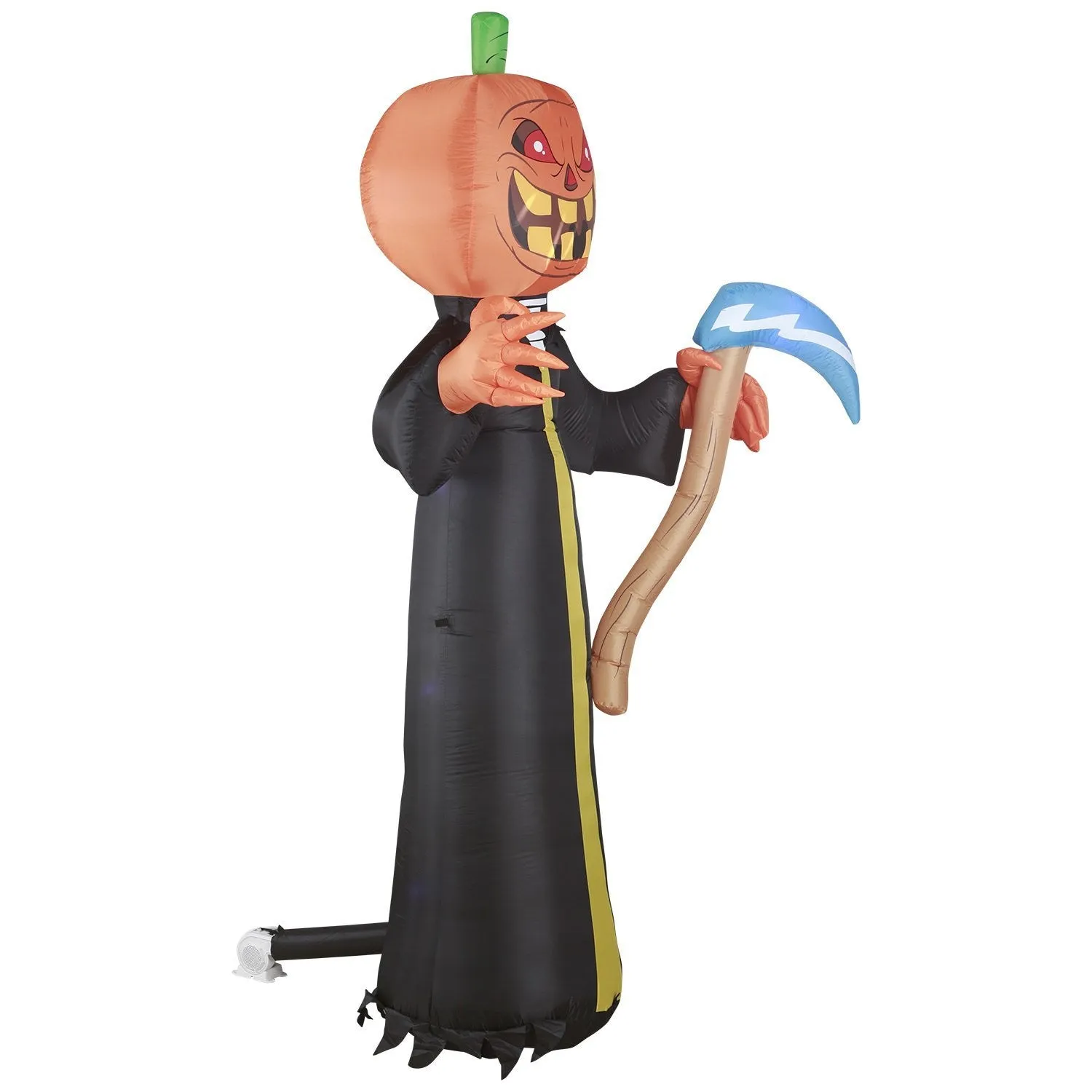 10 ft Pumpkin Head Reaper with Scythe Halloween Inflatable