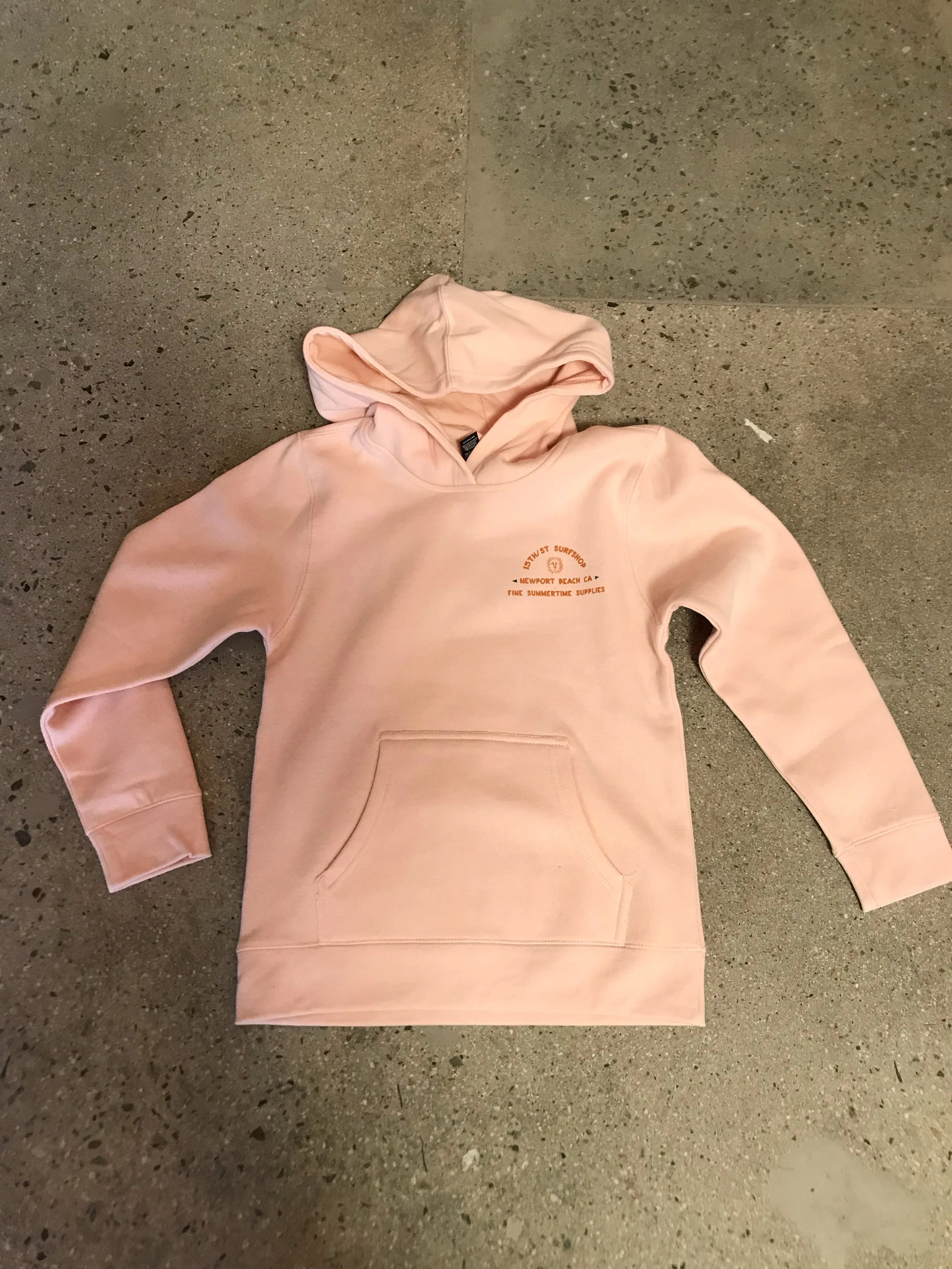15th St KIDS Summertime Supplies Hoodie SOFT PINK