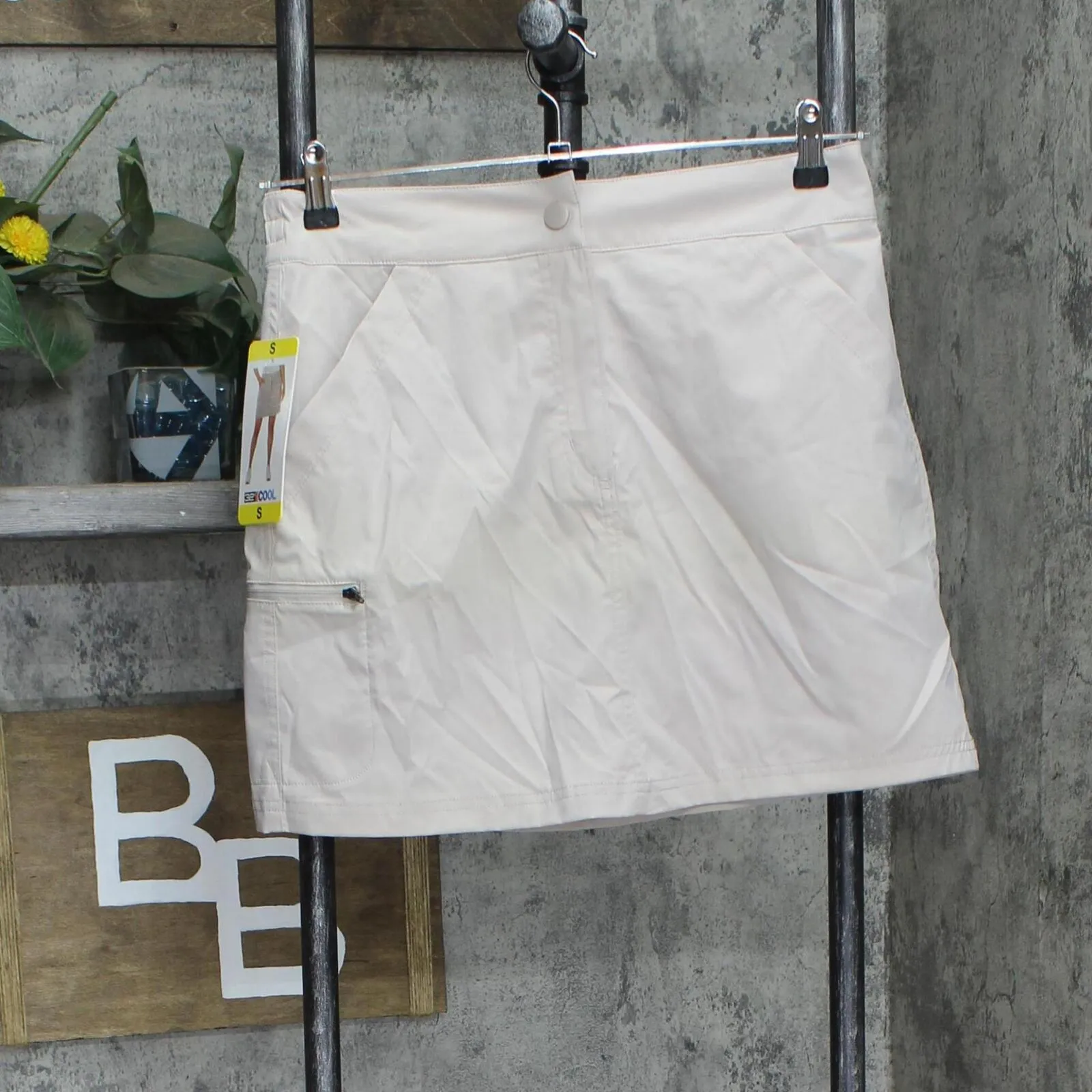 32 Degrees Cool Womens Lightweight Tech Skort 1745837 Beige Brown S
