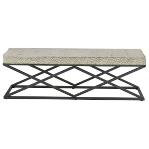 ANGIE SNOW LEOPARD BENCH