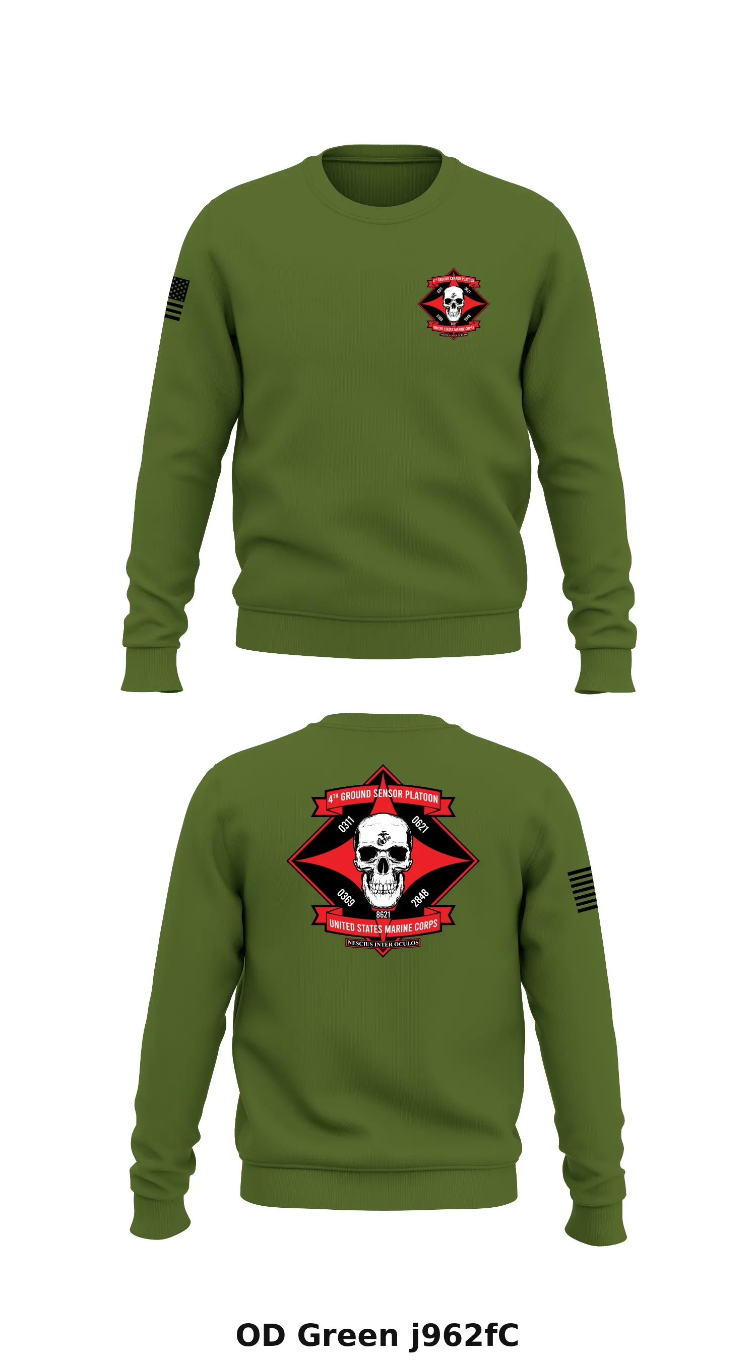 BattleSpace Surveillance Company Store 1 Core Men's Crewneck Performance Sweatshirt - j962fC