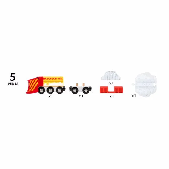 Brio Snow Plow Train