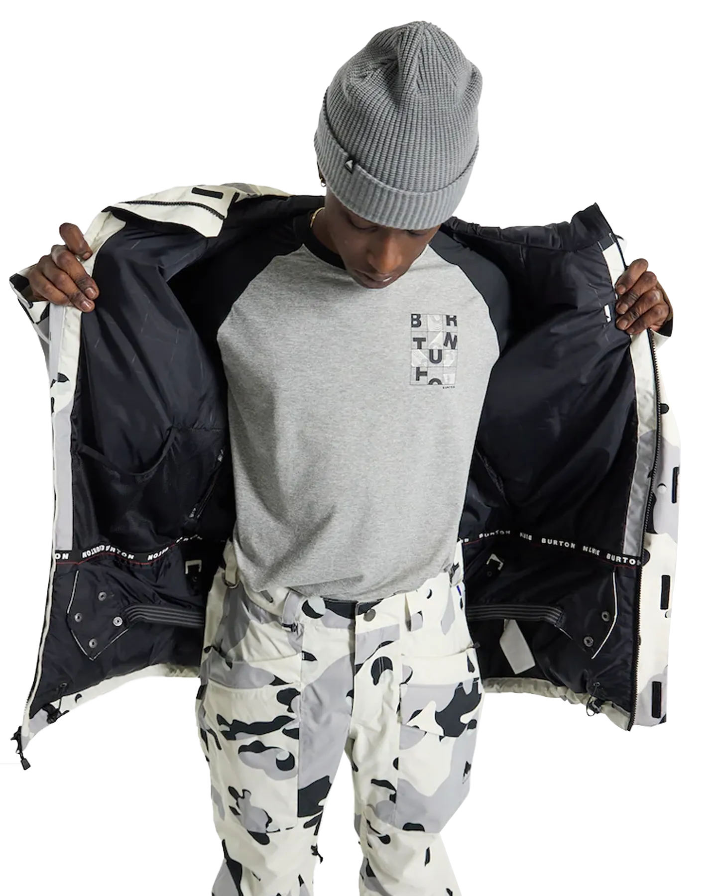 Burton Men's Covert 2.0 Snow Jacket - Stout White Cookie Camo