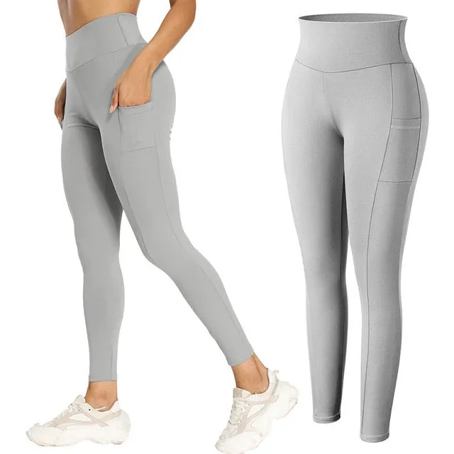 Cassie Curves Leggings - Blue