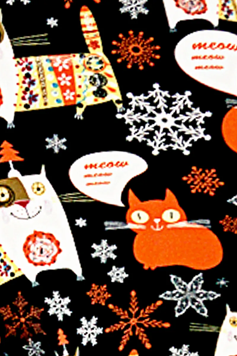 Christmas Kitty Kids Holiday Leggings