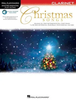 CHRISTMAS SONGS CLARINET BK/OLA