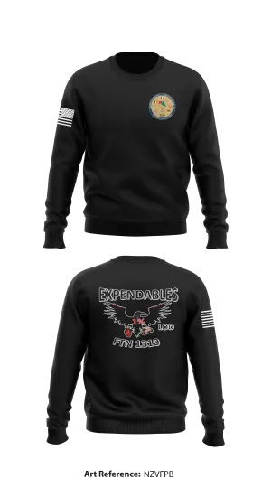 CJTF-OIR CJ9 Store 1 Core Men's Crewneck Performance Sweatshirt - nZVFPB