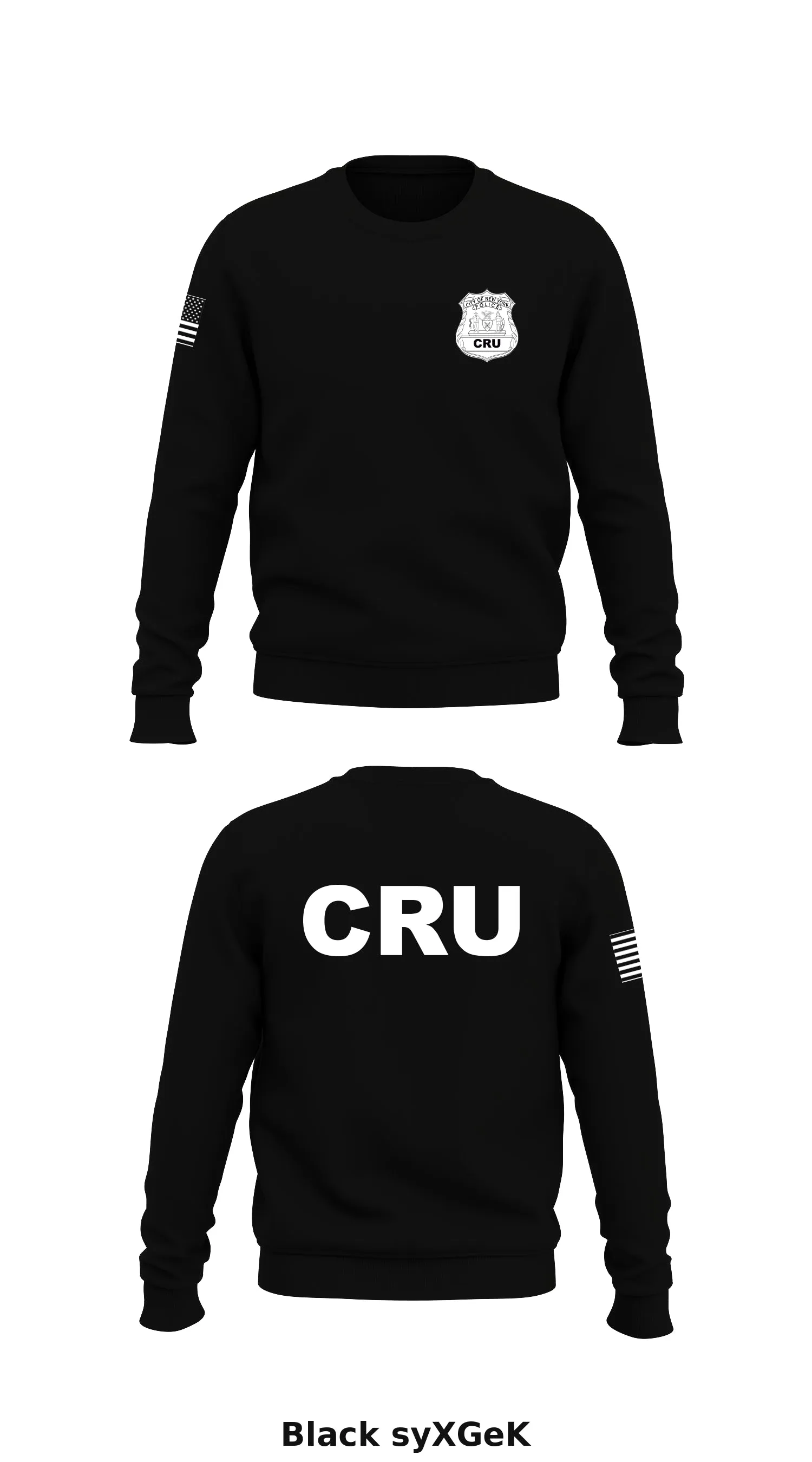 Co-Response Unit Store 1 Core Men's Crewneck Performance Sweatshirt - syXGeK