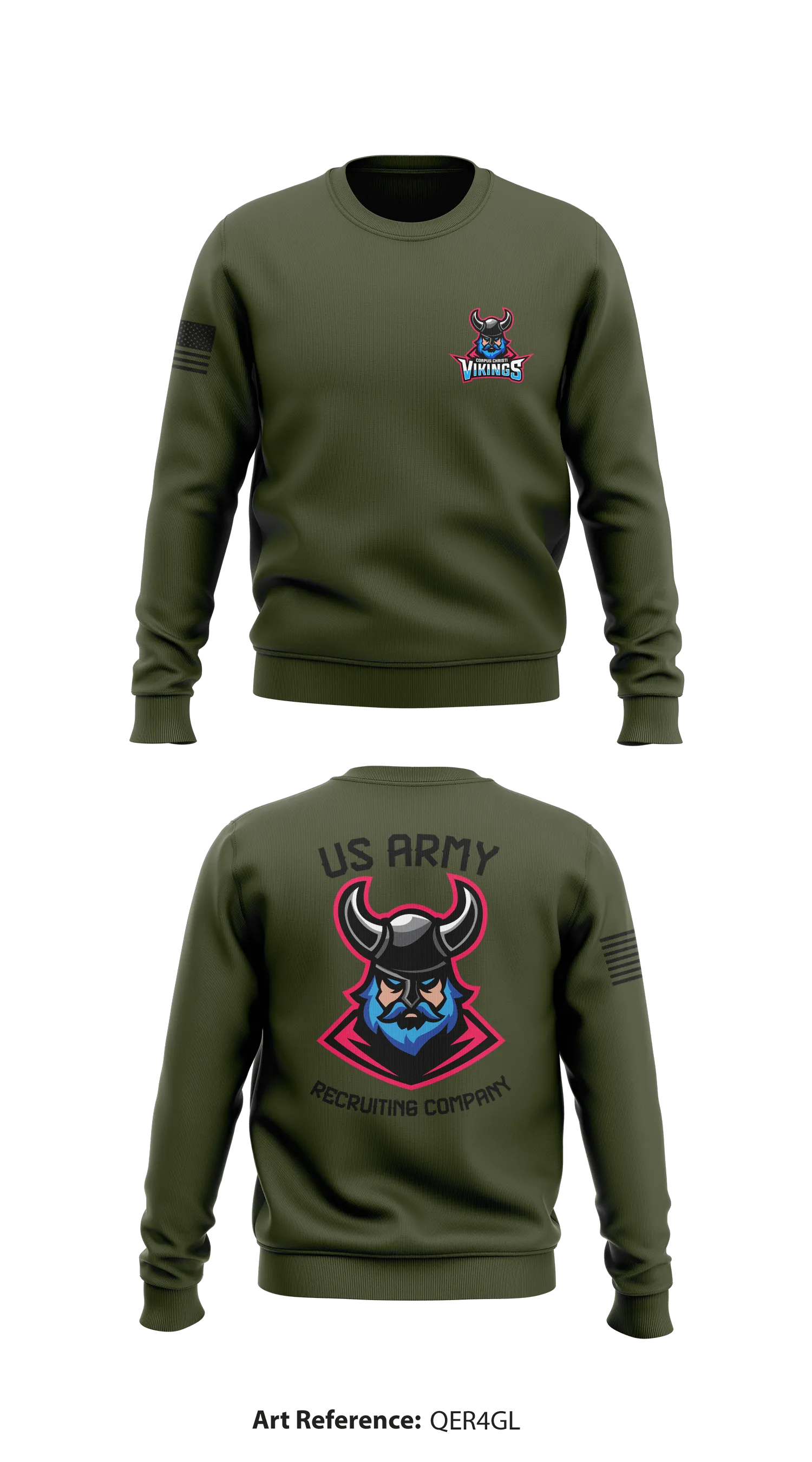 CORPUS CHRISTI US ARMY RECRUITING COMPANY Store 1 Core Men's Crewneck Performance Sweatshirt - qEr4GL