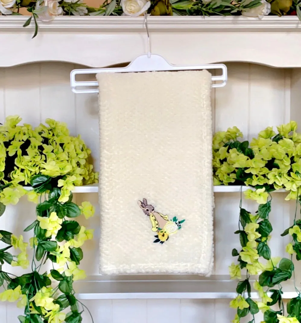Flopsy Lemon Fleece Soft Touch Blanket