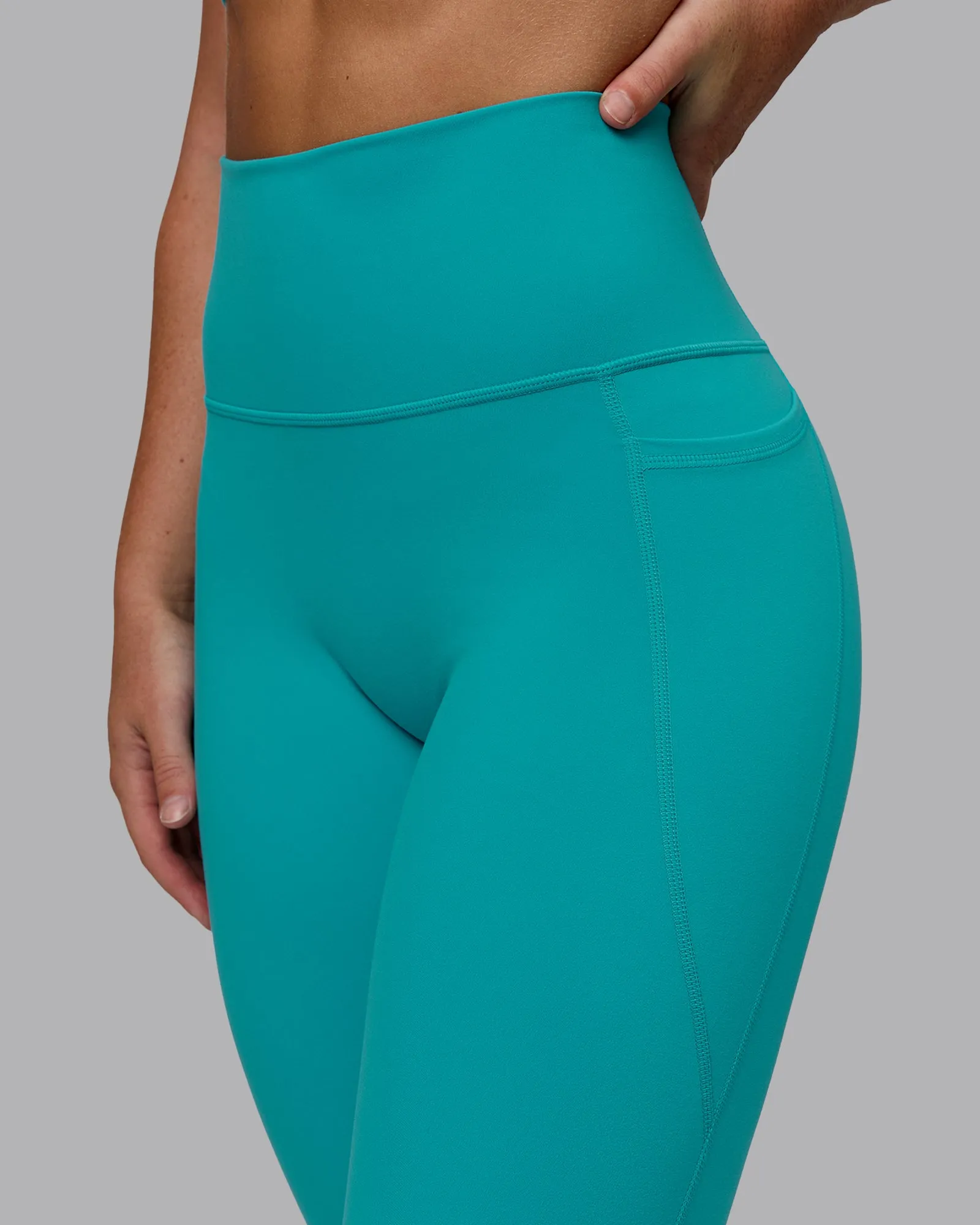 Fusion Full Length Tight with Pockets - Uplift Blue
