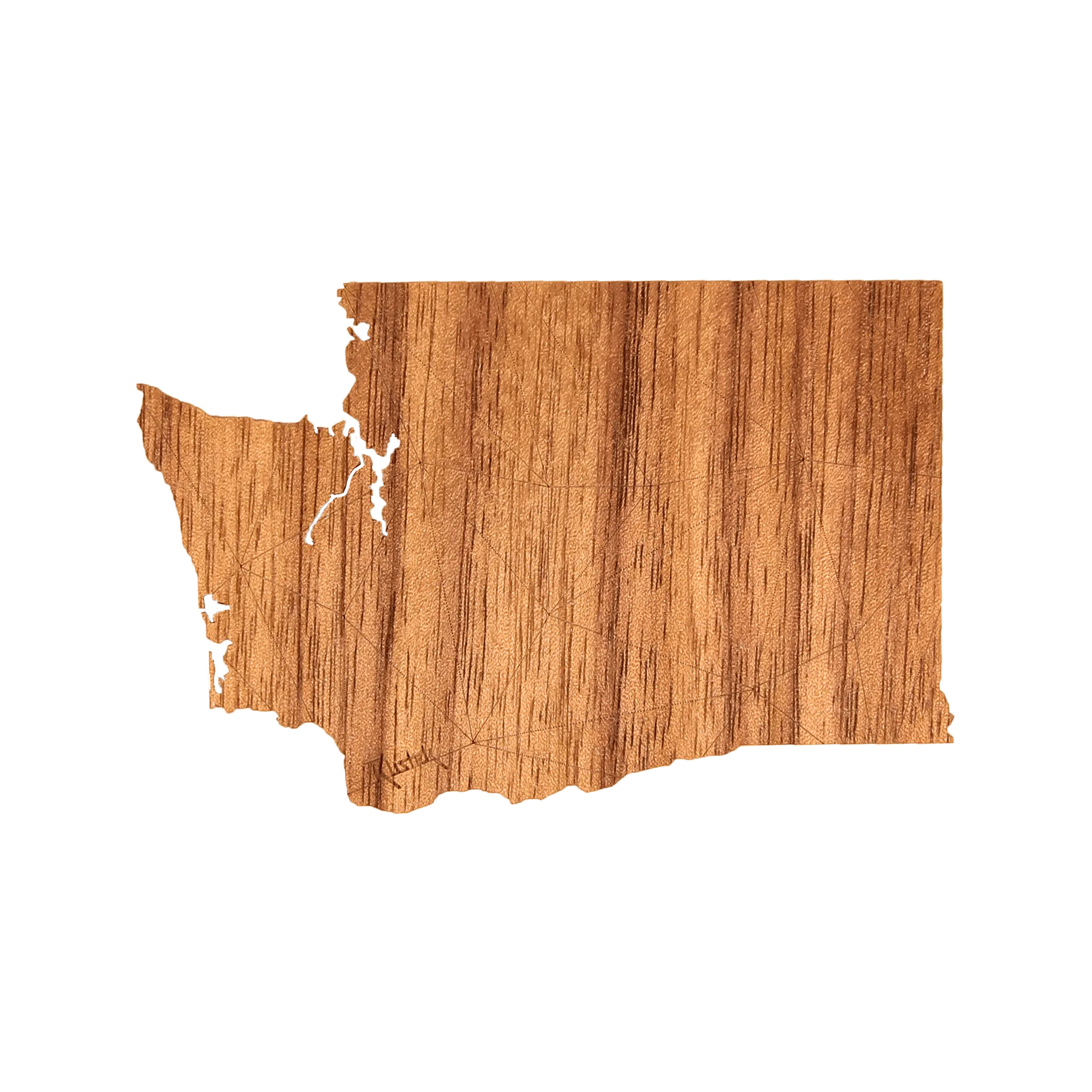 Geo Washington Wood Sticker