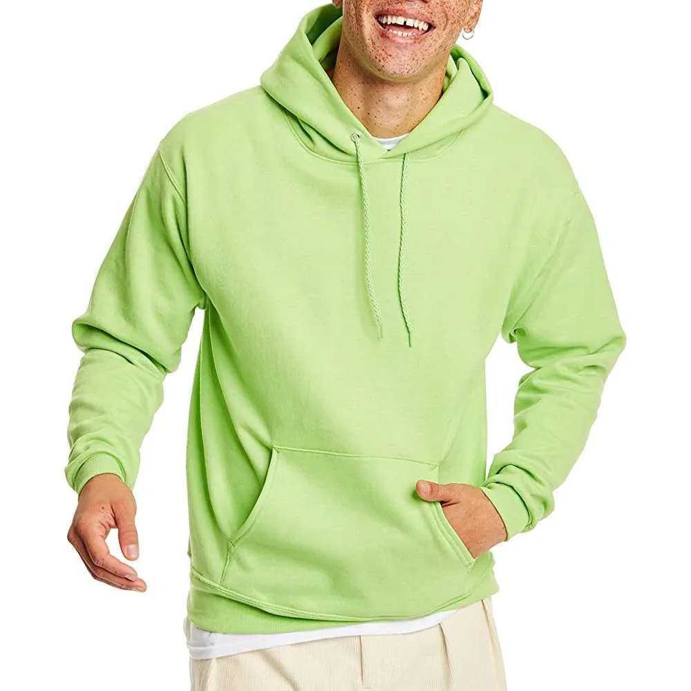 Hanes Men's Sweatshirt, EcoSmart Fleece Hoodie, Cotton-Blend Fleece Hooded Sweatshirt, Plush Fleece Pullover Hoodie | Multiple Colors