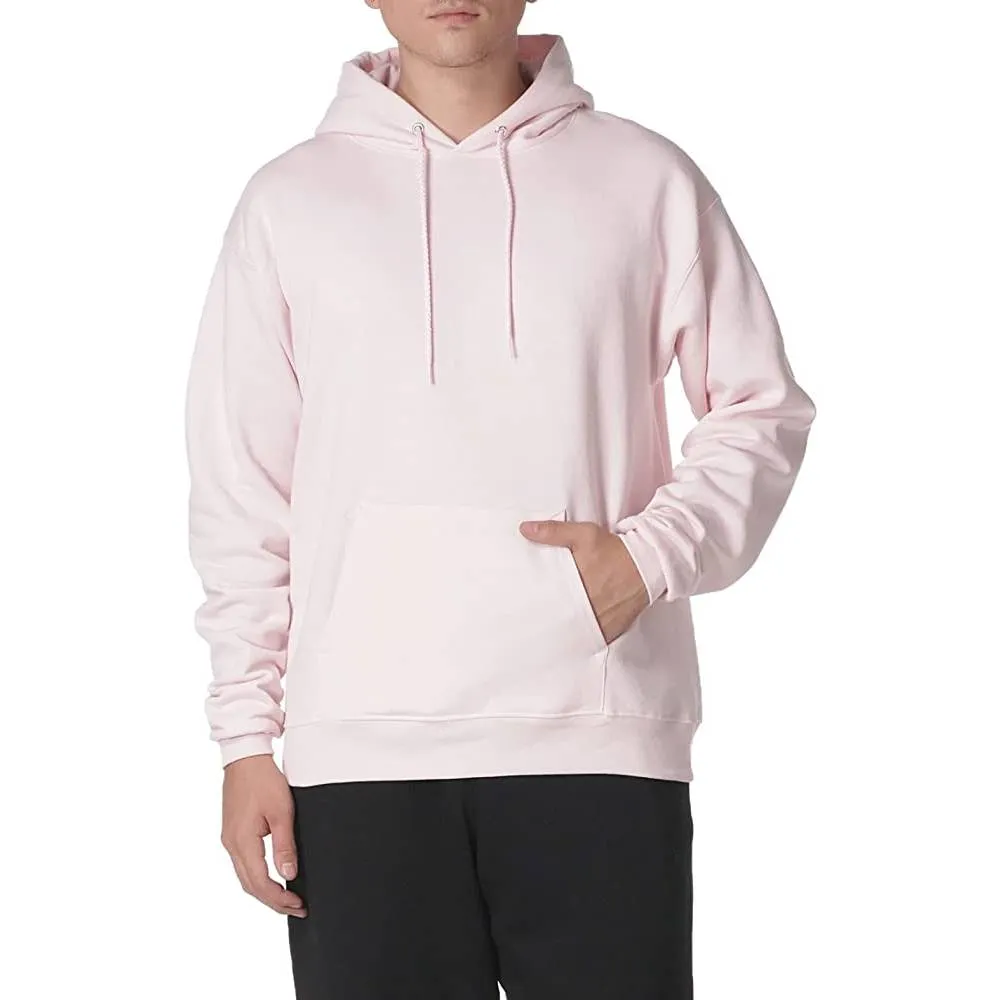 Hanes Men's Sweatshirt, EcoSmart Fleece Hoodie, Cotton-Blend Fleece Hooded Sweatshirt, Plush Fleece Pullover Hoodie | Multiple Colors