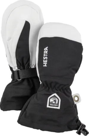 Hestra Heli Ski Jr. Mitt- Black 2025