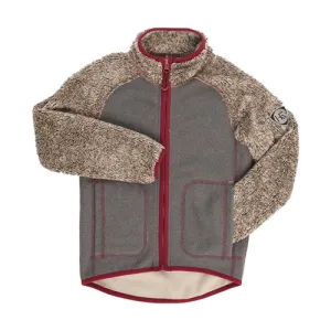 Horseware Kids Reversible Fleece-Beige/Charcoal