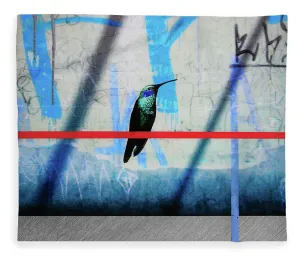 Humming Bird Grafitti - Blanket