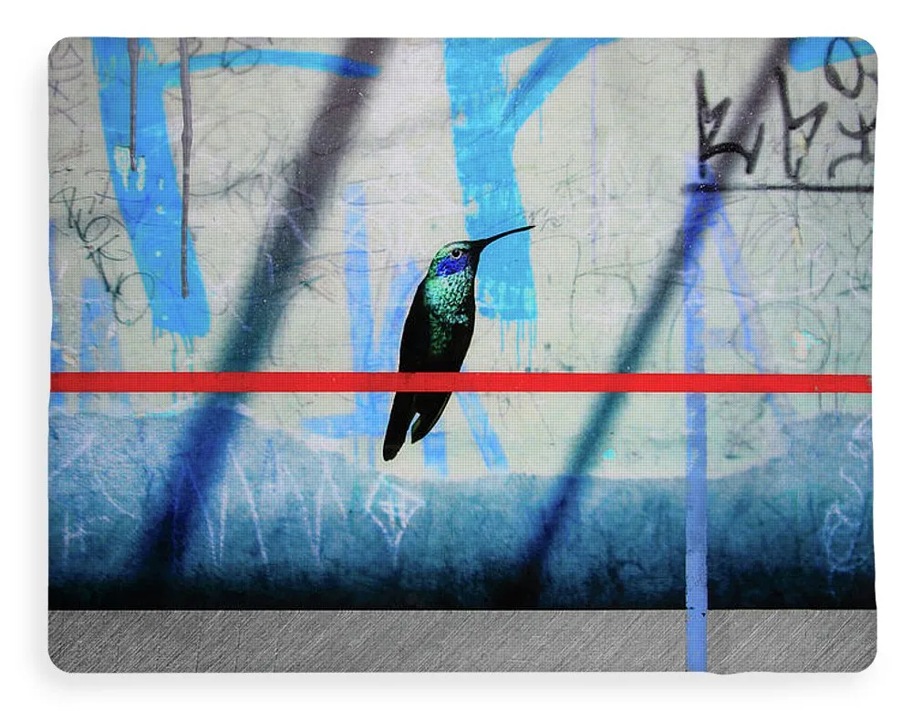 Humming Bird Grafitti - Blanket