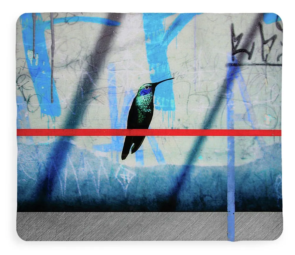 Humming Bird Grafitti - Blanket