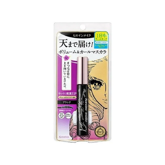 Isehan - Kiss Me Heroine Make Volume & Curl Mascara Super Waterproof