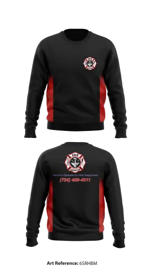 JS4 Construction  Store 1 Core Men's Crewneck Performance Sweatshirt - 6sRHbm