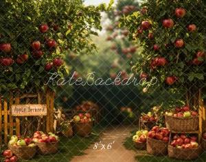 Kate Apple Orchard Fleece Backdrop Designed by Emetselch