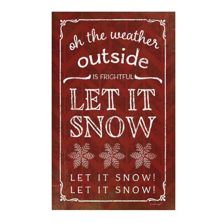 Let it Snow Christmas Wall Decor