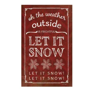 Let it Snow Christmas Wall Decor