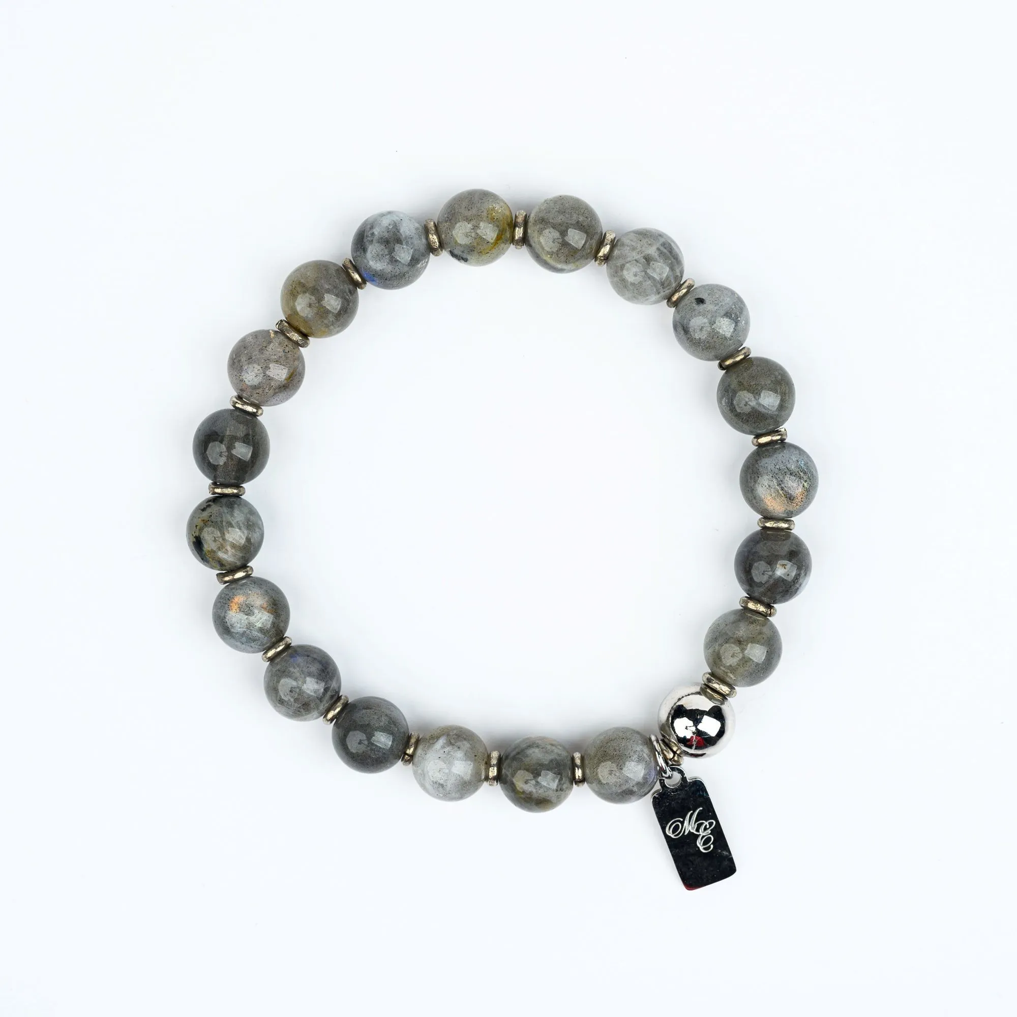 ME™ Kenya Trade Bead 7-inch Bracelet - Labradorite