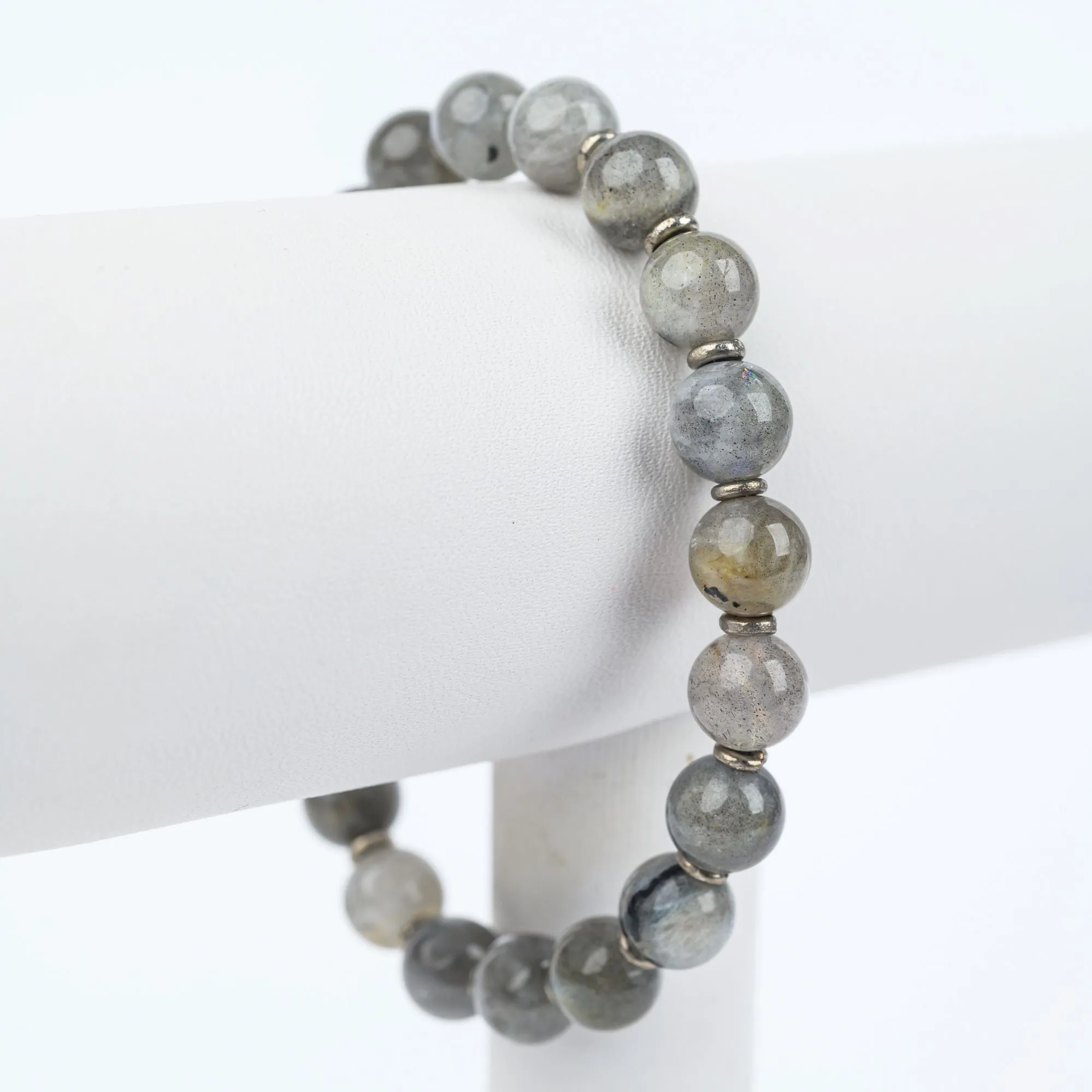 ME™ Kenya Trade Bead 7-inch Bracelet - Labradorite