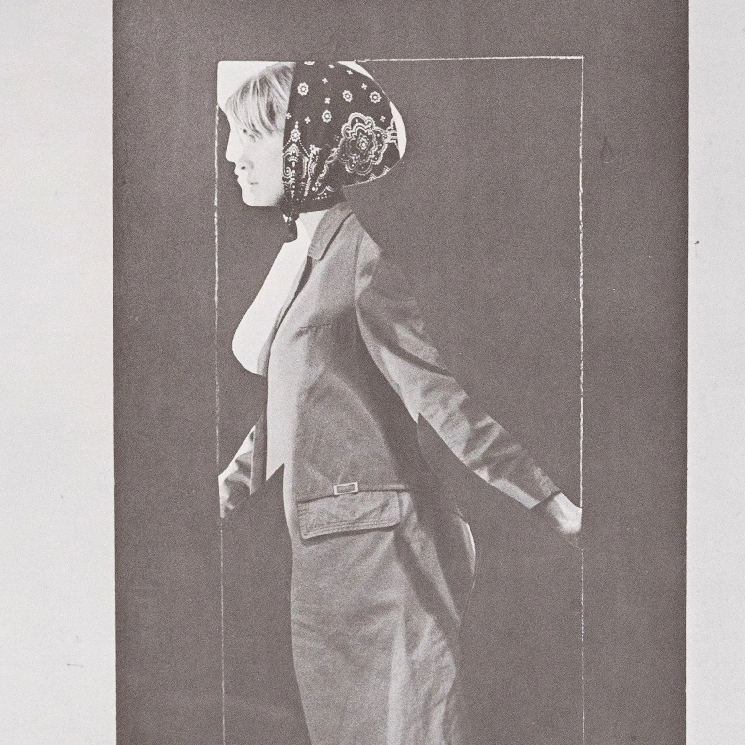 MICHAEL SNOW "CARLA BLEY" PHOTOLITHOGRAPH, 1965