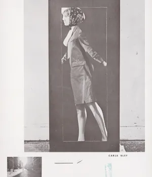 MICHAEL SNOW "CARLA BLEY" PHOTOLITHOGRAPH, 1965