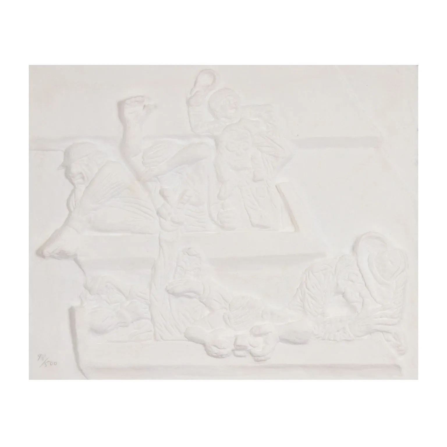 MICHAEL SNOW "THE AUDIENCE" CAST RELIEF, 1989
