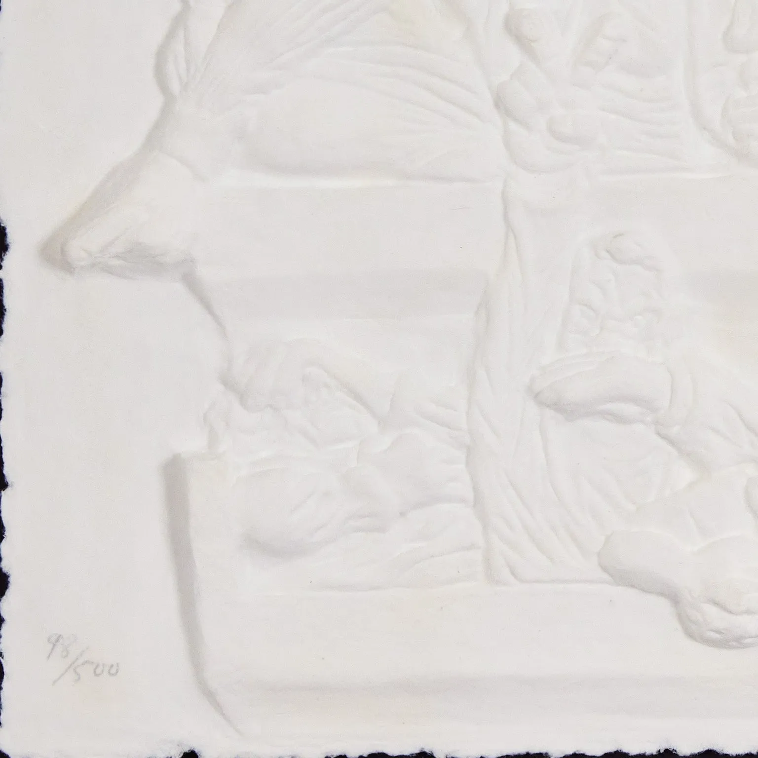 MICHAEL SNOW "THE AUDIENCE" CAST RELIEF, 1989