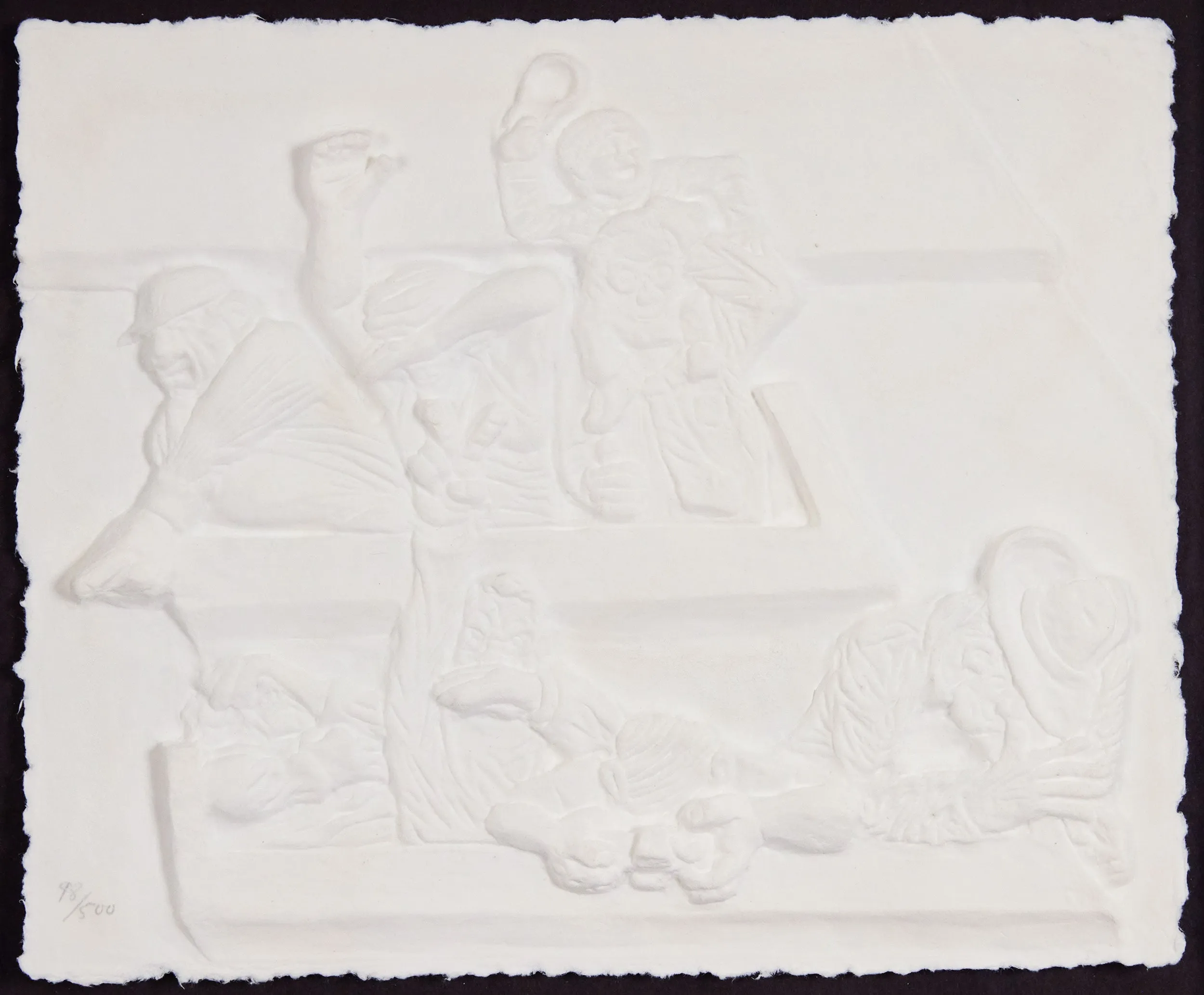 MICHAEL SNOW "THE AUDIENCE" CAST RELIEF, 1989
