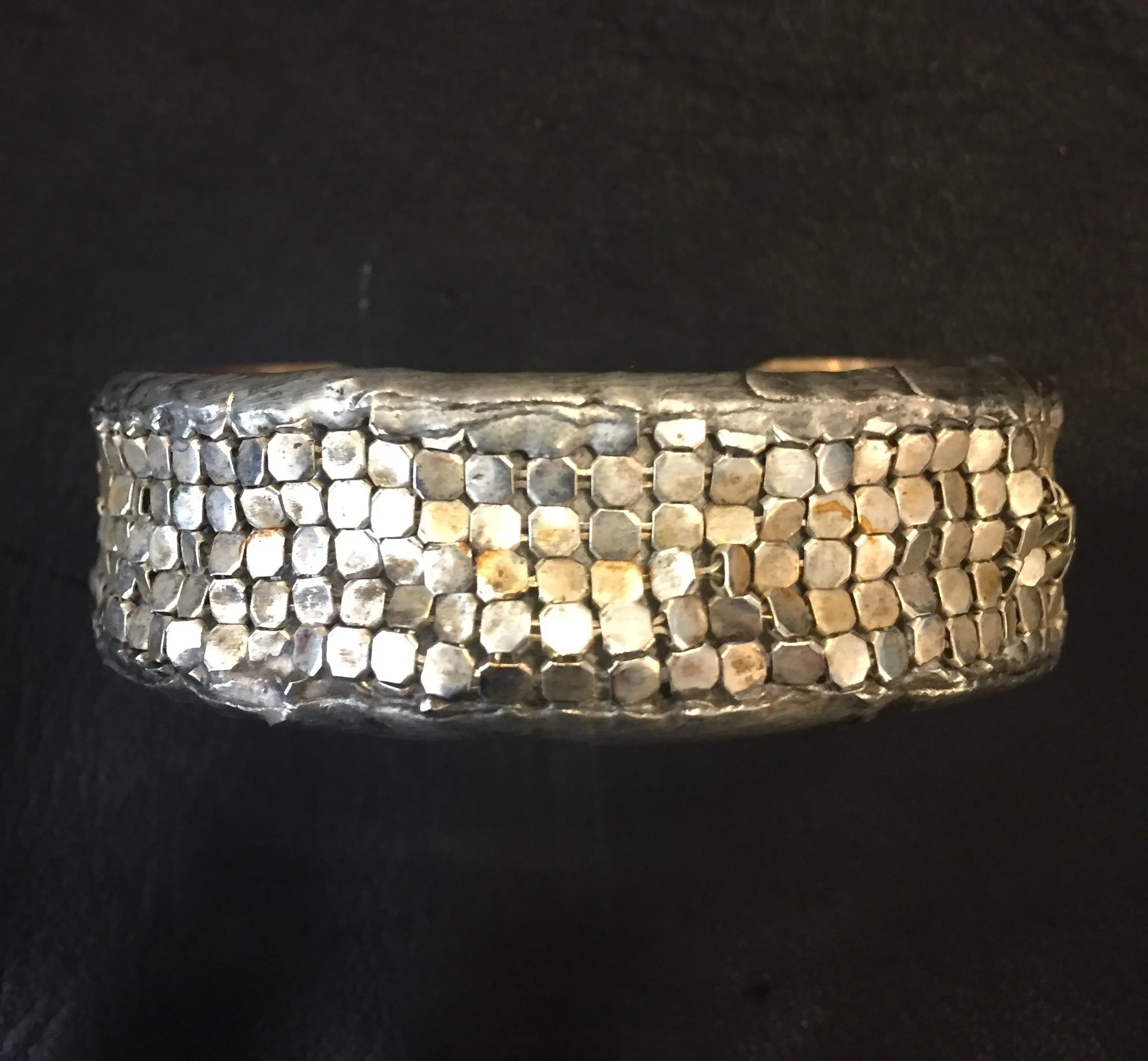 Mikal Winn Silver Mesh Bracelet