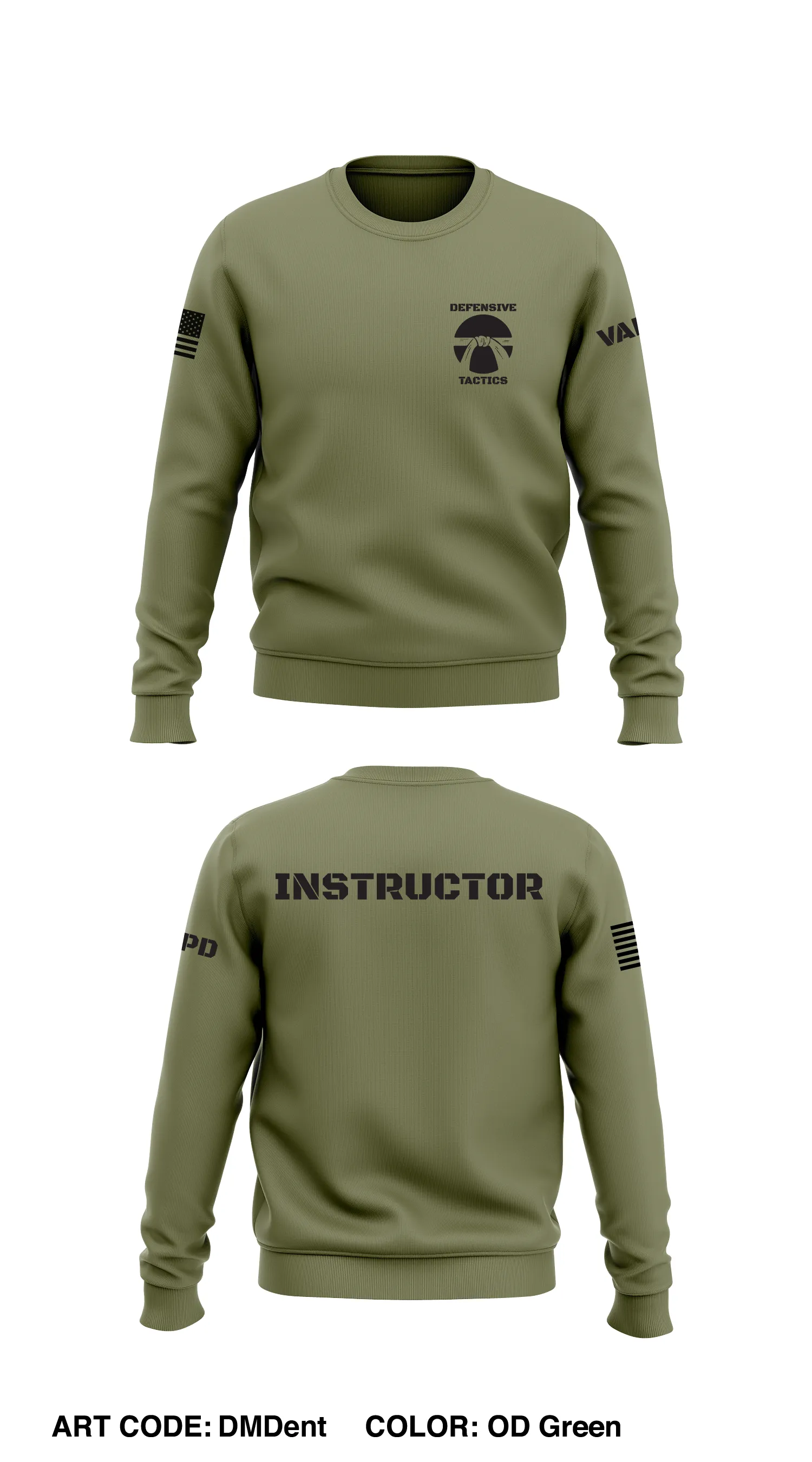 Minneapolis VA Police  Store 1 Core Men's Crewneck Performance Sweatshirt - DMDent