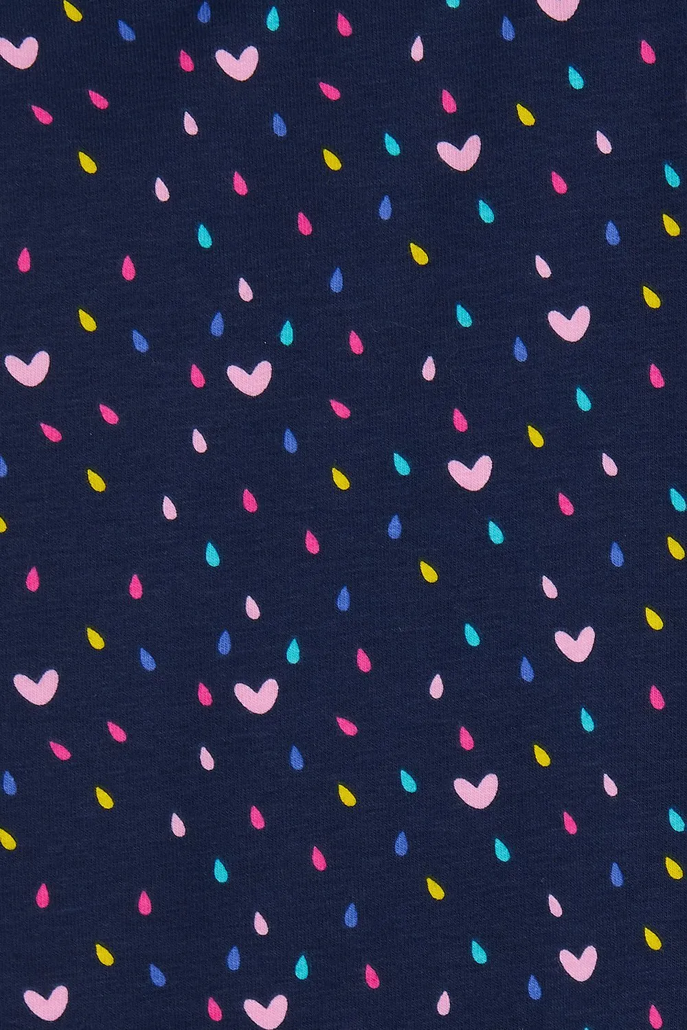 Mollie Leggings - Navy Heart Print