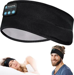 NEW Sleep Headphones Bluetooth Headband, Wireless Earbuds Sleeping Music Headphones with Thin Speakers, Cool Tech Gift for Side Sleepers, Workout, Jogging, Yoga, Insomnia, Travel, Meditation