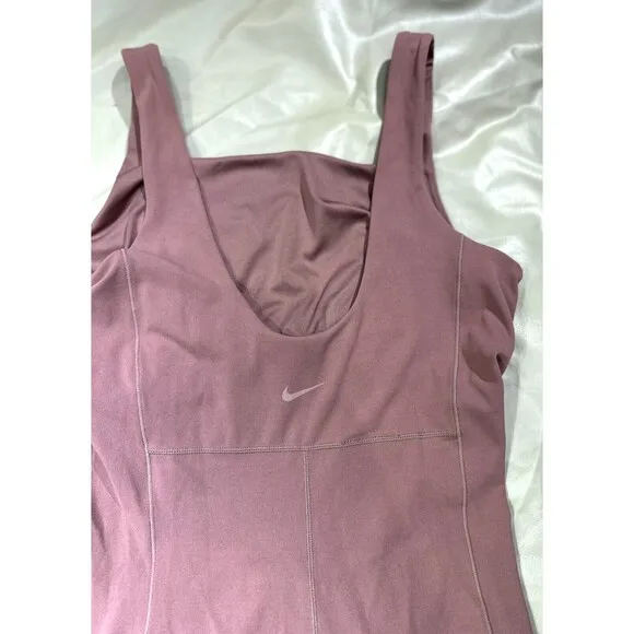 Nike Zenvy Women's Large Dri-FIT Bodysuit Stretch yoga fitness FN3031-208 NEW