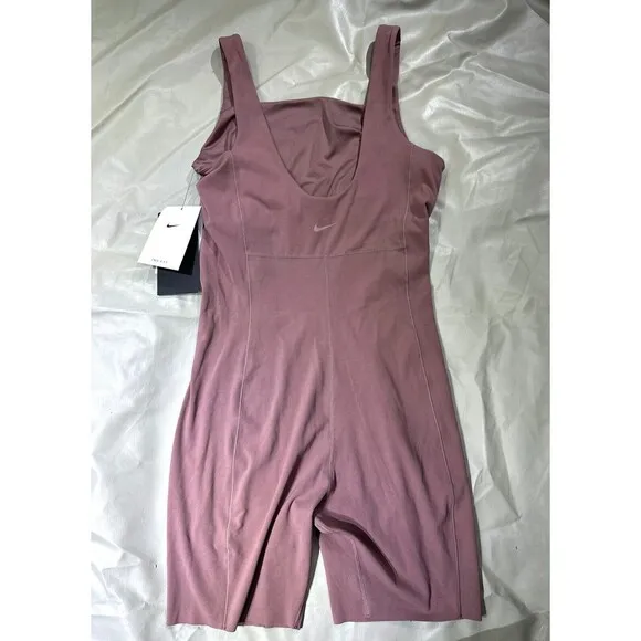 Nike Zenvy Women's Large Dri-FIT Bodysuit Stretch yoga fitness FN3031-208 NEW