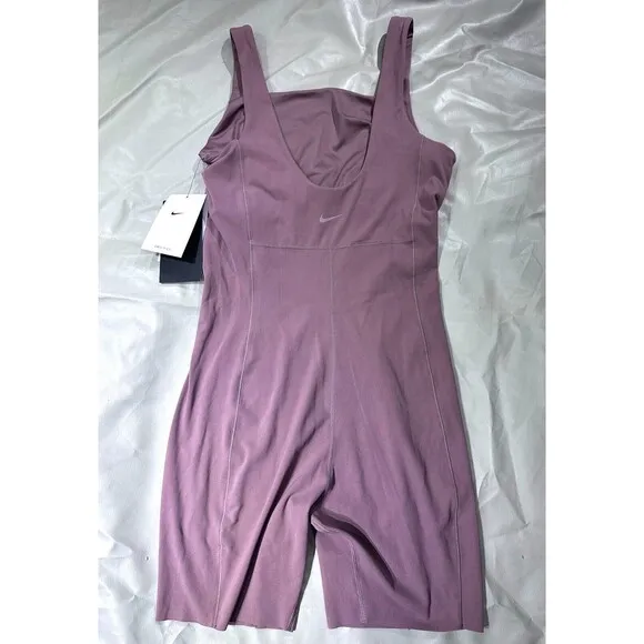 Nike Zenvy Women's Large Dri-FIT Bodysuit Stretch yoga fitness FN3031-208 NEW