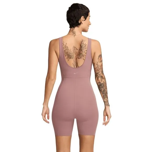 Nike Zenvy Women's Large Dri-FIT Bodysuit Stretch yoga fitness FN3031-208 NEW