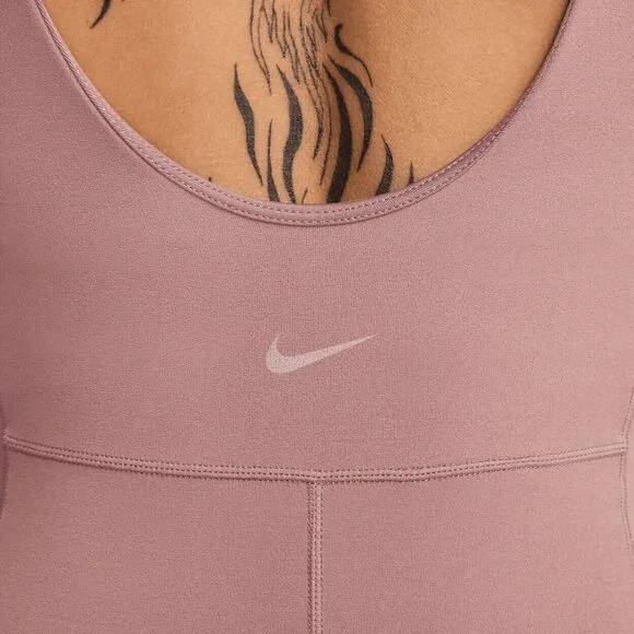 Nike Zenvy Women's Large Dri-FIT Bodysuit Stretch yoga fitness FN3031-208 NEW