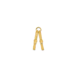 Pair of Skis Pendant (14K)