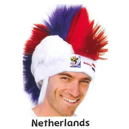 Retro Official Soccer Mohawk Wig